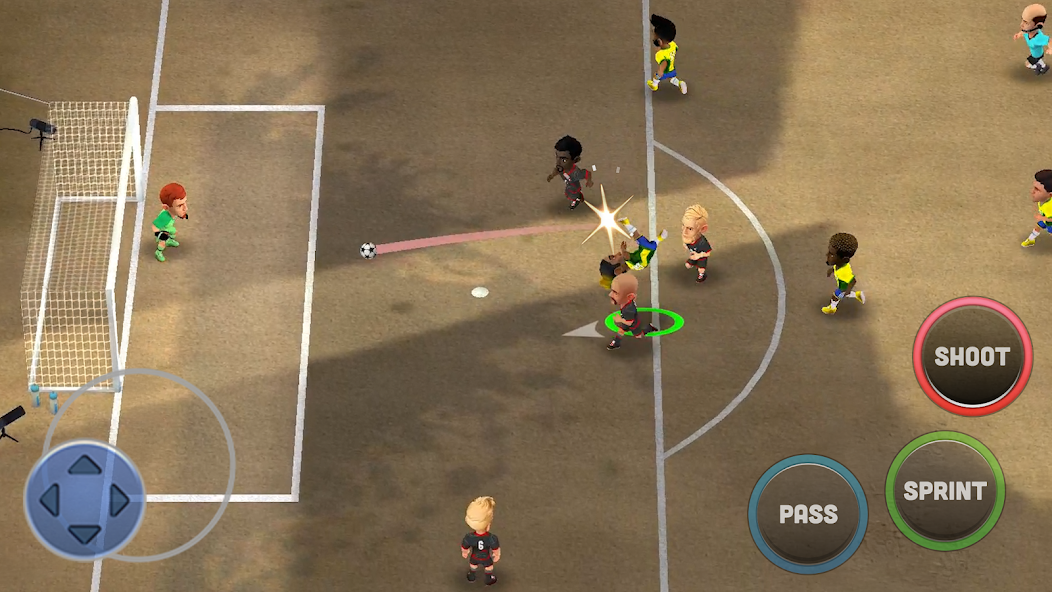 Gameplay screenshot 2 do Mini Football